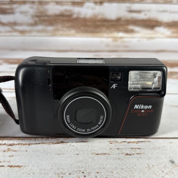 NIKON Zoom Touch 400 35mm Film Camera - Tested - Good Condition - Picture 1 of 5